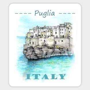 Puglia, Italy (Polignano a Mare) Sticker